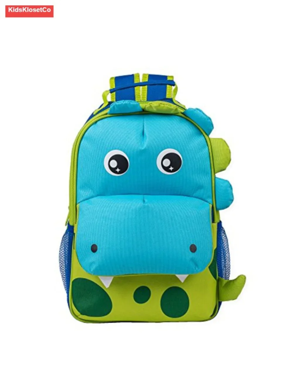 Water Resistant Polyester Kids Backpack with Dinosaur Shape